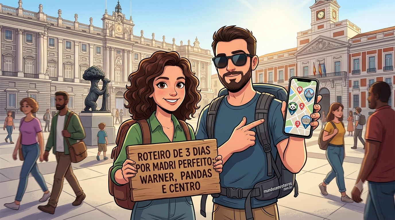 O Roteiro de 3 Dias por Madri Perfeito: Warner, Pandas e Centro Histórico